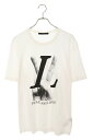 ルイヴィトン LOUISVUITTON サイズ:L RM182 FMB HFY79W PEACE AND LOVEピースアンドラブプリントTシャツ(ホワイト)【...