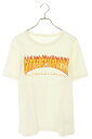 ゴッドセレクショントリプルエックス GOD SELECTION XXX サイズ:L ロゴプリントTシャツ(ホワイト)【604052】【BS99】【メンズ】【中古...