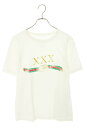 ゴッドセレクショントリプルエックス GOD SELECTION XXX サイズ:L ロゴプリントTシャツ(ホワイト)【604052】【BS99】【メンズ】【中古...