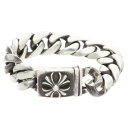 クロムハーツ Chrome Hearts サイズ:13LINK CH X BOX ID シルバーブレスレット(シルバー 95.21g)【304052】【SJ02...