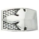 クロムハーツ Chrome Hearts BUCKL MIL FLERKNEE シングルミリタリーフレアニー シルバーバックル(シルバー 228.7g)【21...