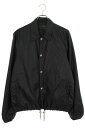 クロムハーツ Chrome Hearts サイズ:M RIGGINS FBRC CHプラス総柄クロスボタンナイロンコーチブルゾン(ブラック)【304052】【S...