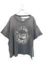 ギャラリーデプト GALLERY DEPT サイズ:XXL Grailedダメージ加工Tシャツ(ブラック)【304052】【SB01】【メンズ】【中古】bb33...