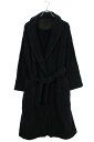 クロムハーツ Chrome Hearts サイズ:S/M PLUS ROBE 総柄バスローブ(ブラック)【304052】【SS07】【中古】bb377#rink...