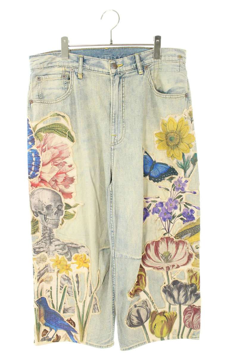 アールサーティーン R13　サイズ:31インチ X-Boyfiend パッチディテールデニムパンツ(インディゴ)【604052】【BS99】【メンズ】【中古】bb33#rinkan*A