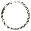 クロムハーツ Chrome Hearts サイズ:7inch PAPER CHAIN ペーパーチェーン シルバーブレスレット(シルバー 14.76g)【7040...