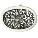 クロムハーツ Chrome Hearts BUCKL OVAL LG STAR ラージクラシックオーバルスター シルバーバックル(シルバー 136.78g)【...