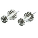 クロムハーツ Chrome Hearts PUSH PIN プッシュピン クロスボールピン(シルバー 総重量21.23g)【704052】【SS07】【小物】【中古】bb377#rinkan*B