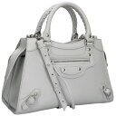 バレンシアガ BALENCIAGA ネオクラシックシティ 2WAYレザーショルダーバッグ(ライトグレー)【404052】【SB01】【小物】【中古】bb356...