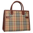 バーバリー Burberry TITLE SMALL 8025274 タイトル スモールレザーハンドバッグ(ブラウン調)【114052】【BS99】【小物】【...