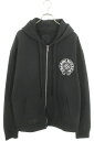 クロムハーツ Chrome Hearts サイズ:L SWTSHRT HD ZIP LTD ロサンゼルス限定バックホースシュージップアップパーカー(ブラック)【...