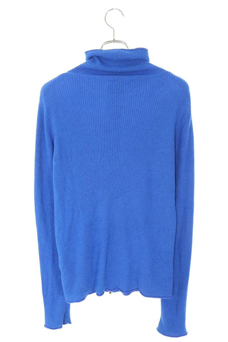 アクネストゥディオズ ACNE STUDIOS　サイズ:XL FN-MN-KNIT000355 ジップアップハイネックニットブルゾン(ブルー)【114052】【BS55】【メンズ】【中古】bb223#rinkan*B