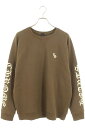 クロムハーツ Chrome Hearts サイズ:XL SLO RIDE CHロゴ刺繍クルーネックスウェット(ブラウン)【704052】【SJ02】【メンズ】【...