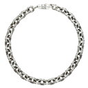 クロムハーツ Chrome Hearts サイズ:7inch PAPER CHAIN ペーパーチェーン シルバーブレスレット(シルバー 12.47g)【8040...