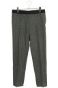 セリーヌ CELINE サイズ:38 2 1J34 4775 センタープレスロングパンツ(グレー)【014052】【BS99】【レディース】【中古】bb428#rinkan*C