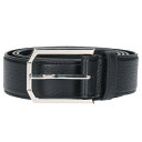 ルイヴィトン LOUISVUITTON サイズ:110 M8632Q ベルト・ヘリテージ 35MM LVピン グレインレザーベルト(ブラック×シルバー)【314...