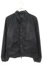 クロムハーツ Chrome Hearts サイズ:L RIGGINS FBRC 英字プリントナイロンコーチジャケットブルゾン(ブラック×シルバー)【904052...