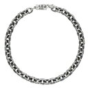 クロムハーツ Chrome Hearts サイズ:7inch PAPER CHAIN ペーパーチェーン シルバーブレスレット(シルバー 11.56g)【5140...