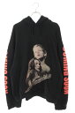 ヴェトモン VETEMENTS サイズ:L 16SS SS16TP16 オーバーサイズタイタニックプルオーバーパーカー(ブラック)【014052】【SB01】【...