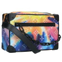 ルイヴィトン LOUISVUITTON M80952 ミニソフトトランク モノグラムサンセットショルダーバッグ(ブラック×マルチ)【114052】【OM10】...