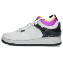 ナイキ NIKE ×アンダーカバー UNDERCOVER サイズ:26cm AIR FORCE 1 LOW SP UC GREY FOG DQ7558-001 エアフォース1ロースペシャルグレーフォグスニーカー(グレー×ブラック×パープル)【314052】【BS99】【メンズ】【小物】【中古】bb410#rinkan*B