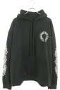 クロムハーツ Chrome Hearts サイズ:XXL SWTSHRT PLVR バッグホースシュープリントパーカー(ブラック)【609052】【GZ11】【メンズ】【中古】bb415#rinkan*A