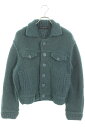 ルイヴィトン LOUISVUITTON サイズ:XS 20SS RM201 TPA HIN60W チャンキーニットジャケット(グリーン調)【214052】【BS...