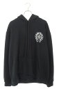 クロムハーツ Chrome Hearts サイズ:XL SWTSHRT PLVR LTD 東京限定ホースシューバックプリントプルオーバーパーカー(ブラック)【2...