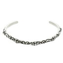 クロムハーツ Chrome Hearts サイズ:M BANGLE SBT SBTバンド シルバーブレスレット(シルバー 20.94g)【614052】【SS0...