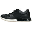 ルイヴィトン LOUISVUITTON サイズ:7 ランアウェイ・ライン レザーローカットスニーカー(ブラック)【314052】【OM10】【メンズ】【小物】【中古】bb132#rinkan*B(4)