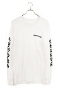 クロムハーツ Chrome Hearts サイズ:XL Thermal L S アームロゴプリントサーマル長袖カットソー(ホワイト)【414052】【OM10】...