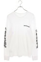 クロムハーツ Chrome Hearts サイズ:XL Thermal L S アームロゴプリントサーマル長袖カットソー(ホワイト)【314052】【GZ11】...