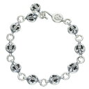 クロムハーツ Chrome Hearts NO2 BS FLUER BALL #2 BSフレアボール シルバーブレスレット(シルバー 64.64g)【9140...