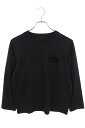 クロムハーツ Chrome Hearts サイズ:S セメタリークロスパッチ長袖カットソー(ブラック)【414052】【OS06】【レディース】【中古】bb205#rinkan*S