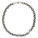 クロムハーツ Chrome Hearts サイズ:8inch PAPER CHAIN ペーパーチェーン シルバーブレスレット(シルバー 12.52g)【7140...