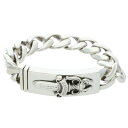 クロムハーツ Chrome Hearts サイズ:12LINK ID DAGGER ダガーIDクラシックリンク シルバーブレスレット(シルバー 106.44g)...