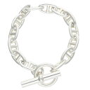 エルメス HERMES サイズ:14LINK Chaine d'Ancre GM シェーヌダンクルGMシルバーブレスレット(シルバー 69.32g)【62405...