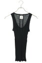 シャネル CHANEL サイズ:36 P47570K06067 ニットタンクトップ(ブラック)【714052】【BS99】【レディース】【中古】bb212#rinkan*B
