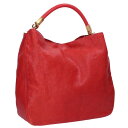 イヴサンローラン YVES SAINT LAURENT 228840 レザーハンドバッグ(レッド)【105052】【BS99】【小物】【中古】bb212#rinkan*C(4)