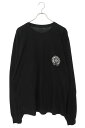 クロムハーツ Chrome Hearts サイズ:XL CH L S LTD マイアミ限定バックホースシュープリント長袖カットソー(ブラック×ホワイト)【614...