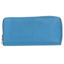ルイヴィトン LOUISVUITTON M52856 ジッピーウォレット・ヴェルティカル トリヨンレザーラウンドジップ財布(ブルー×シルバー)【105052】...