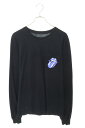 クロムハーツ Chrome Hearts サイズ:M CH L S 1 リップアンドタンバックホースシュー長袖カットソー(ブラック×ブルー)【614052】【S...