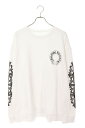 クロムハーツ Chrome Hearts サイズ:XL SWTSHRT PLVR バックホースシュー袖フローラルプリントスウェット(ホワイト)【614052】【...