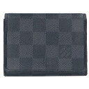 ルイヴィトン LOUISVUITTON N63338 アンヴェロップ・カルト ドゥ ヴィジット ダミエグラフィットカードケース(ブラック×グレー)【10505...