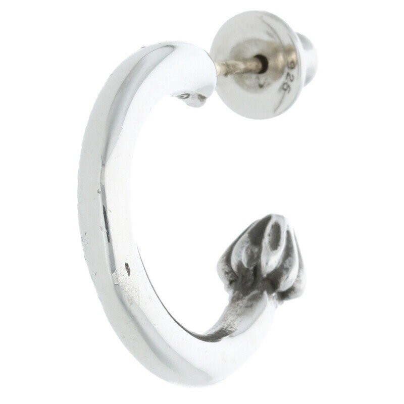 クロムハーツ Chrome Hearts HOOP PLAIN プレーンフープ シルバーピアス(シルバー 3.27g)【024052】【OS06】【小物】【中...