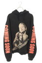 ヴェトモン VETEMENTS サイズ:S 16SS SS16TP16 オーバーサイズタイタニックプルオーバーパーカー(ブラック)【914052】【OM10】【...