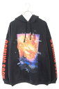 ヴェトモン VETEMENTS サイズ:S 20SS USW21TR015 スターウォーズムービーポスター2フーディパーカー(ブラック)【914052】【OM1...