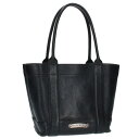 クロムハーツ Chrome Hearts TOTE MINI トートミニ レザートートバッグ(ブラック)【914052】【SJ02】【小物】【中古】bb339...