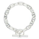 エルメス HERMES サイズ:18LINK Chaine d'Ancre MM シェーヌダンクルMMシルバーブレスレット(シルバー 63.63g)【52405...