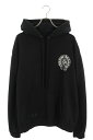 クロムハーツ Chrome Hearts サイズ:XL SWTSHRT PLVR プルオーバーパーカー 大阪限定ホースシュープリントプルオーバーパーカー(ブラック×シルバー)【324052】【OM10】【メンズ】【中古】bb30#rinkan*B